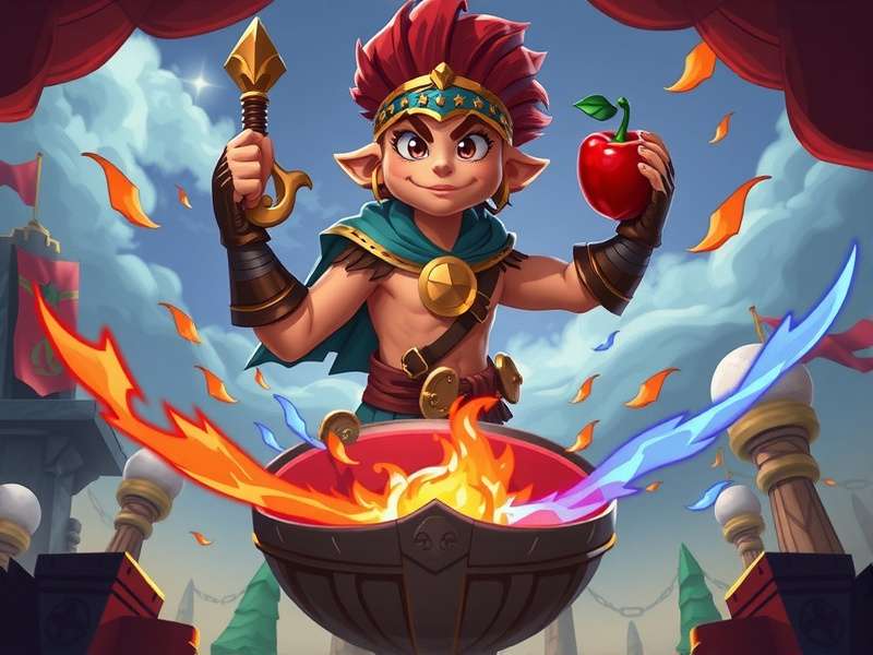 Pepper Gladiator Legend Tournament Scene