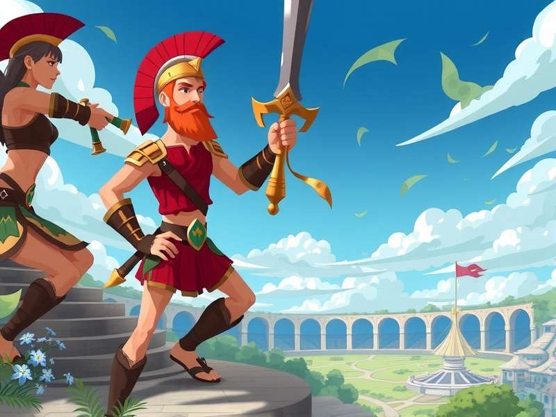 Pepper Gladiator Legend Game Banner